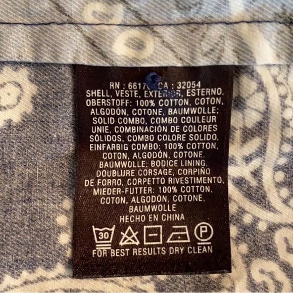 ANTHROPOLOGIE Holding Horses Flared Bandana Western Shirtdress Size 0 - Picture 8 of 16